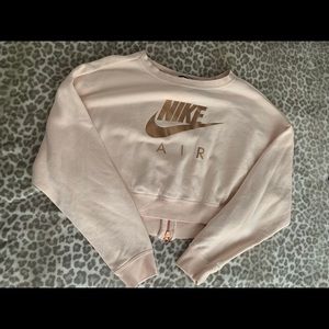 Nike Air Cropped Crew Neck Sweatshirt